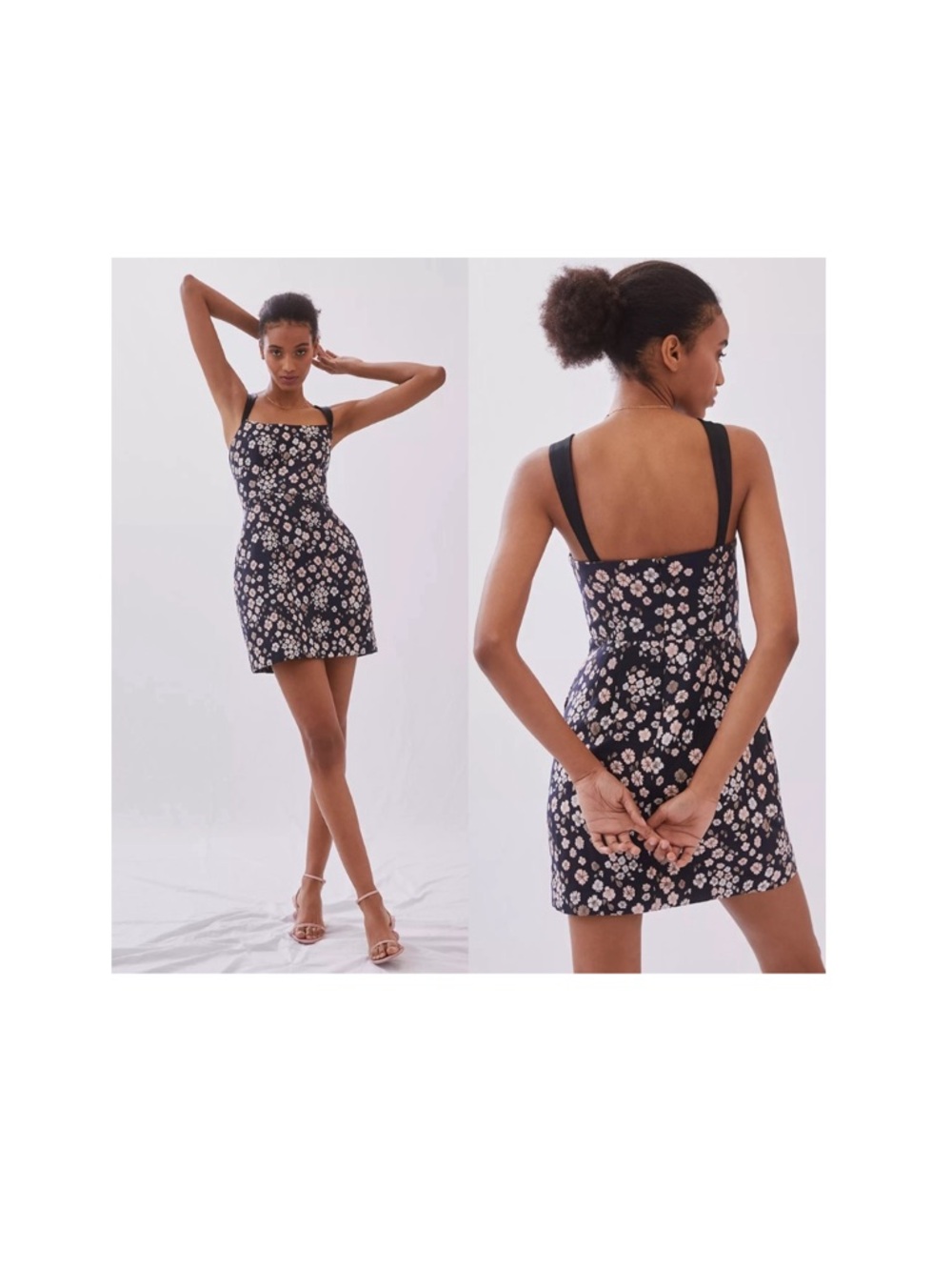 NWT Maeve jacquard floral mini dress